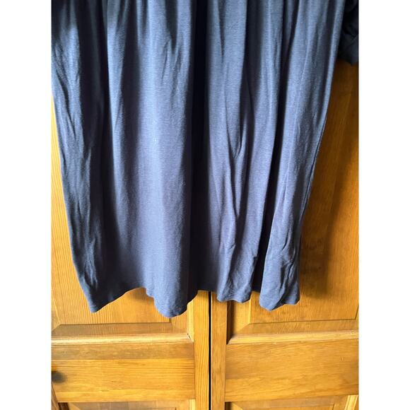 Skunkfunk Women's V-Neck A-Line Mini Dress 3/4 Sleeve Blue Purple Size 5 (XL) - Picture 3 of 11